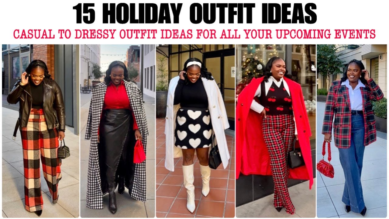 chic holiday outfit ideas for parties