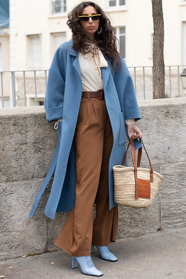 chic looks featuring blue boots