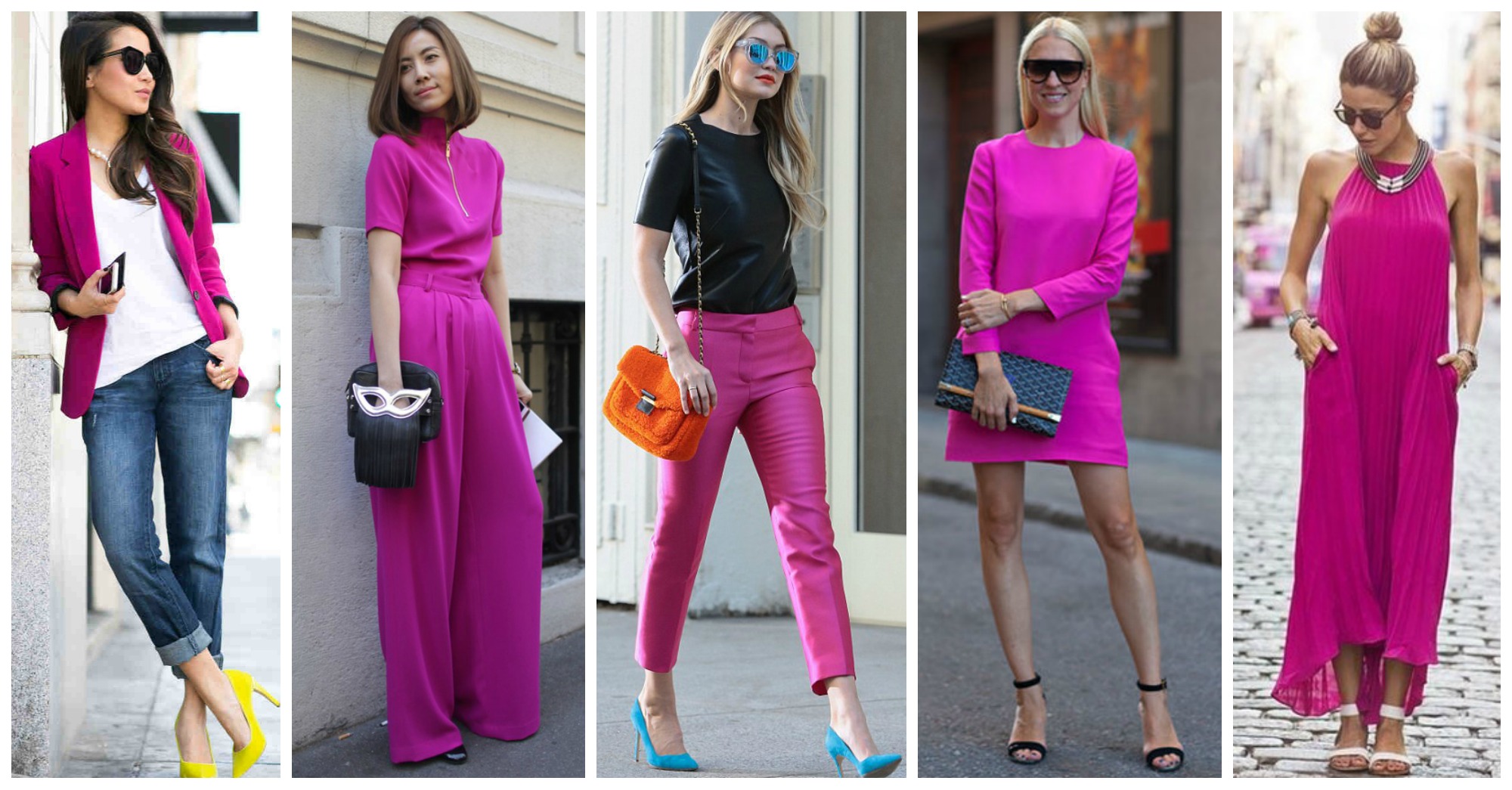 chic magenta outfit ideas for parties