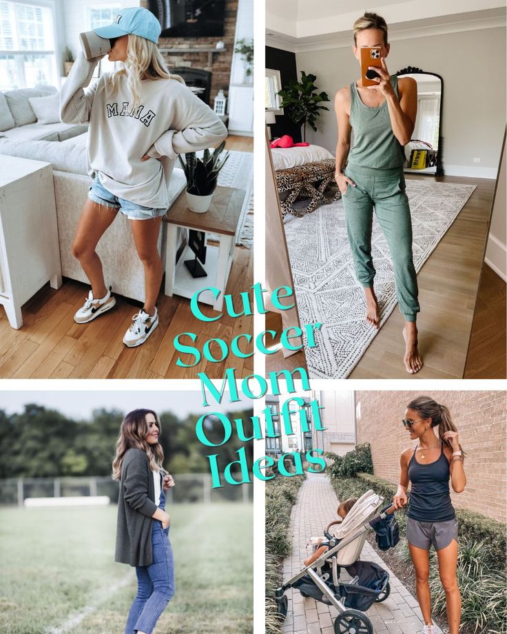 chic soccer mom outfit ideas