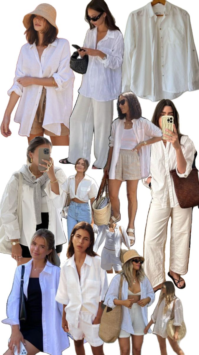 chic white button up shirt looks