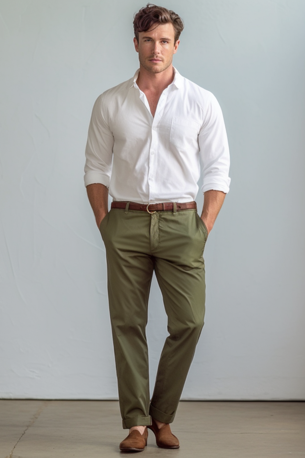 Chinos outfit ideas men 0043