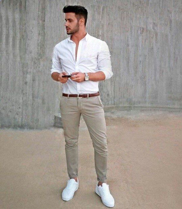 Chinos outfit ideas men 0044