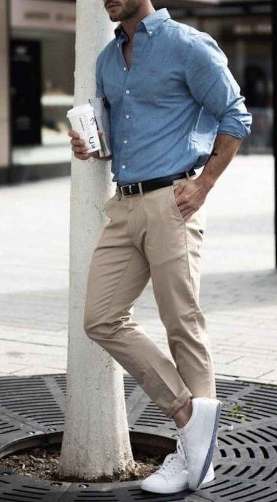 Chinos outfit ideas men 0055