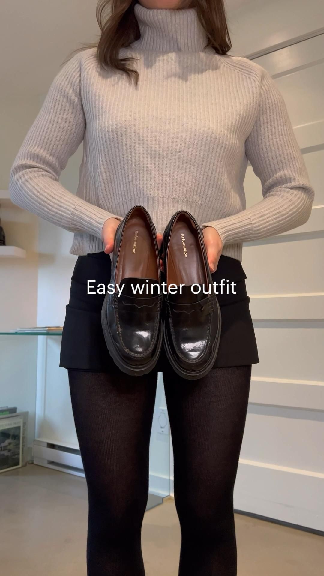 chunky loafers outfit ideas 0045