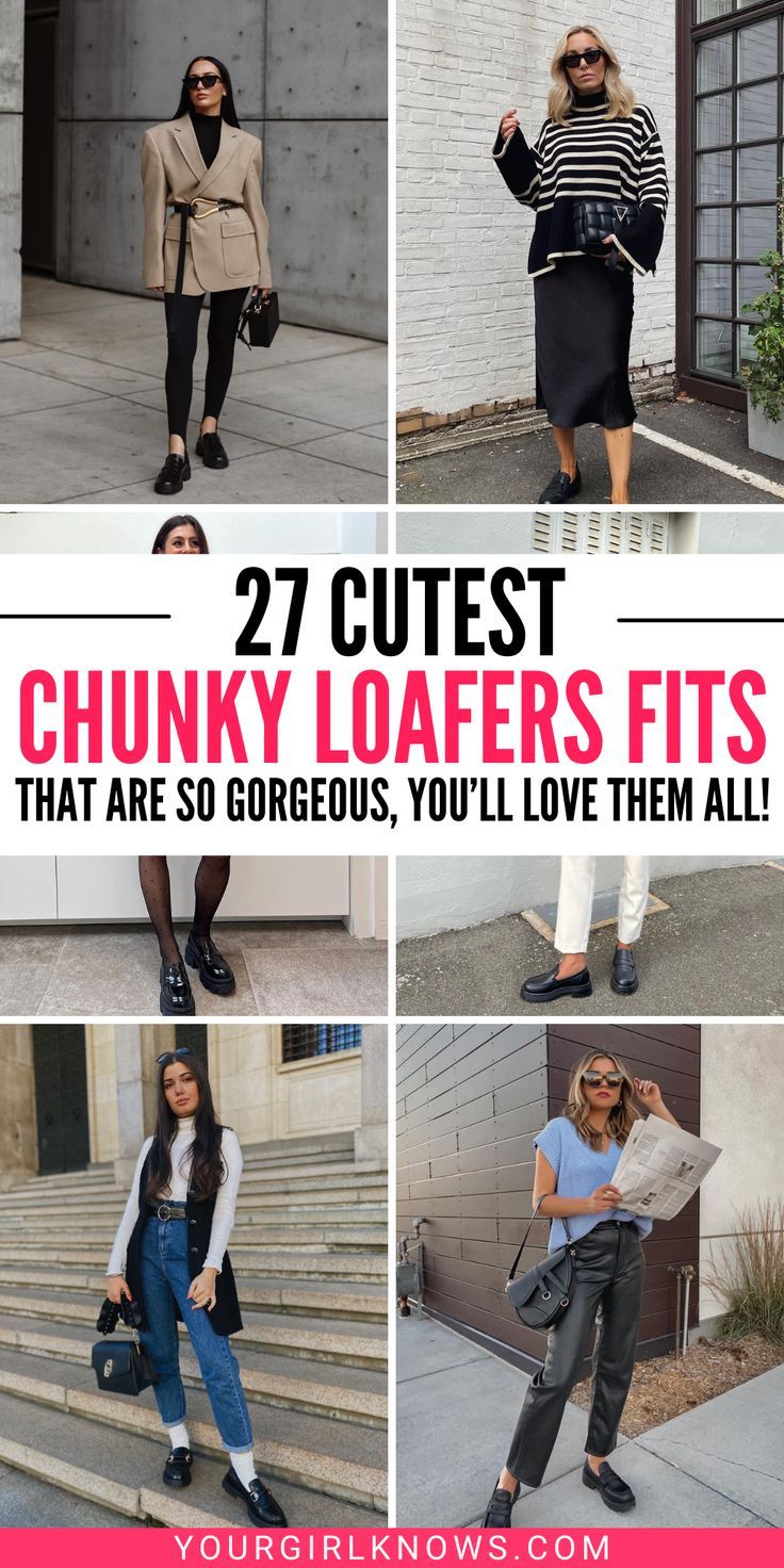 chunky loafers outfit ideas 0063