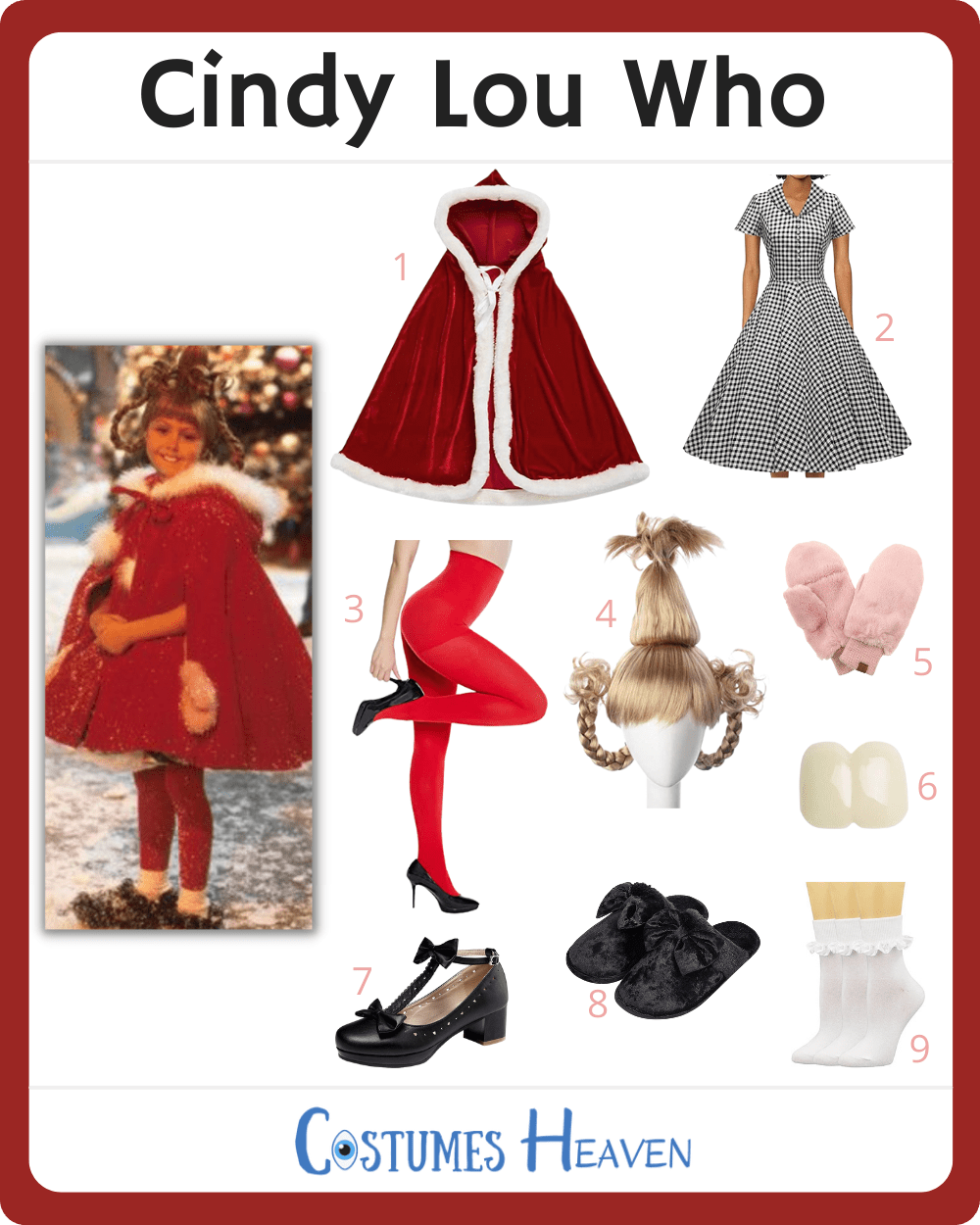 Cindy Lou Who costume style