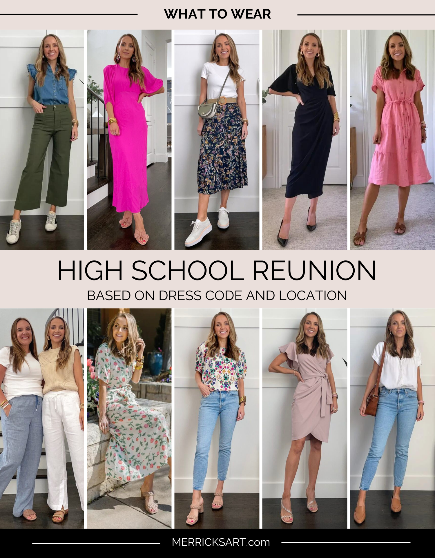 class reunion outfit ideas