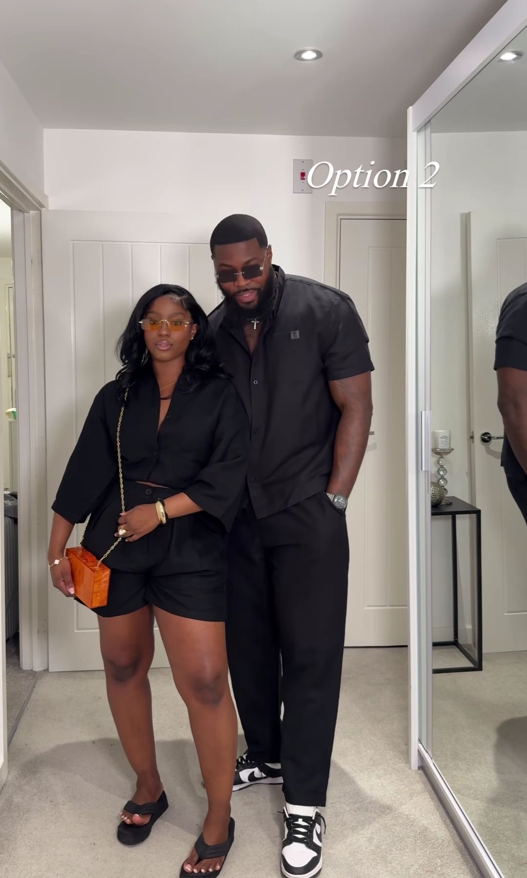 classic black couple photoshoot outfit ideas