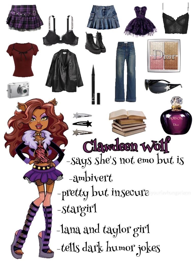 Clawdeen Wolf outfit ideas 0045