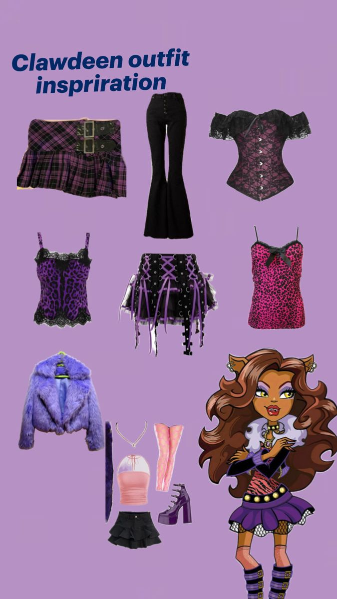 Clawdeen Wolf outfit ideas 0049