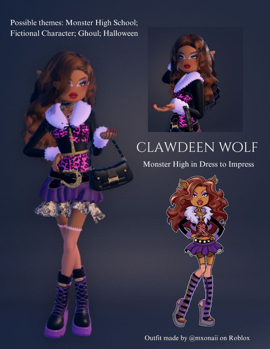 Clawdeen Wolf outfit ideas 0066