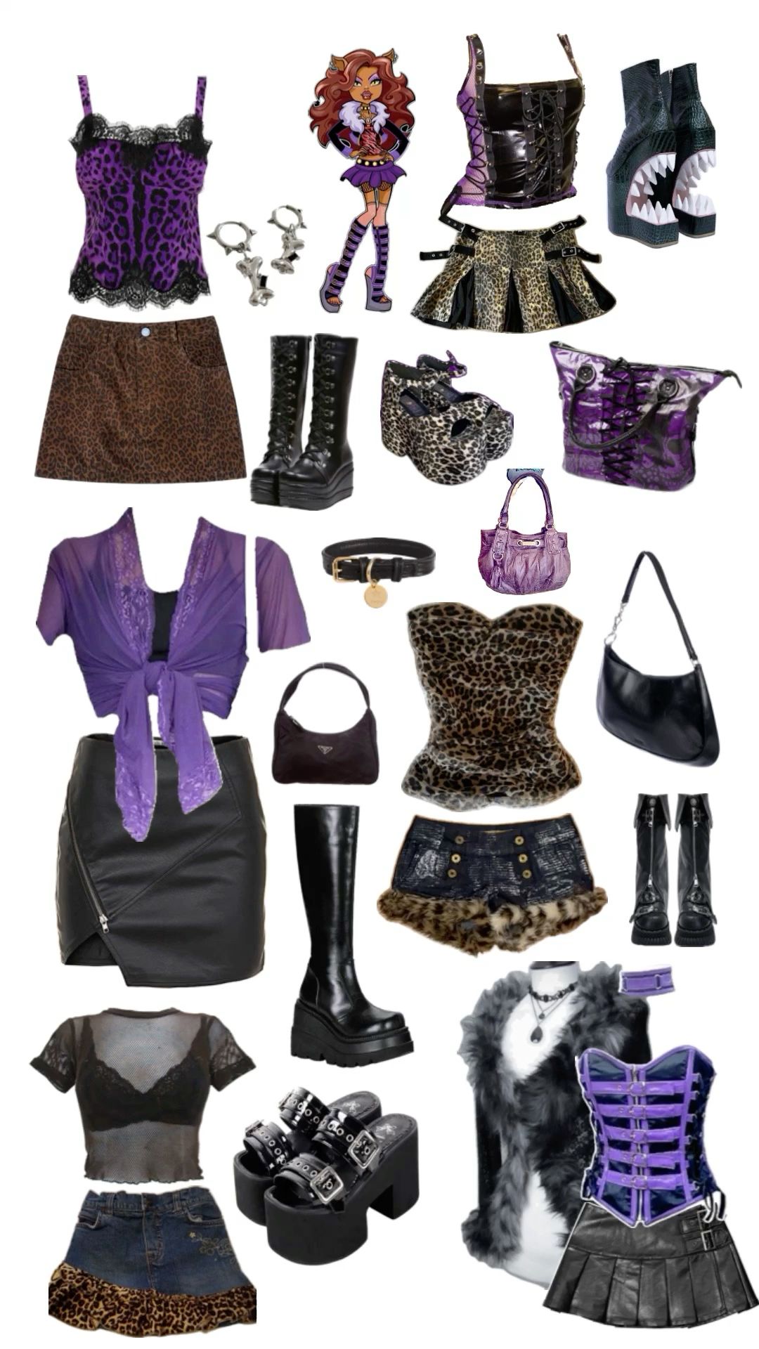 Clawdeen Wolf outfit ideas 0073