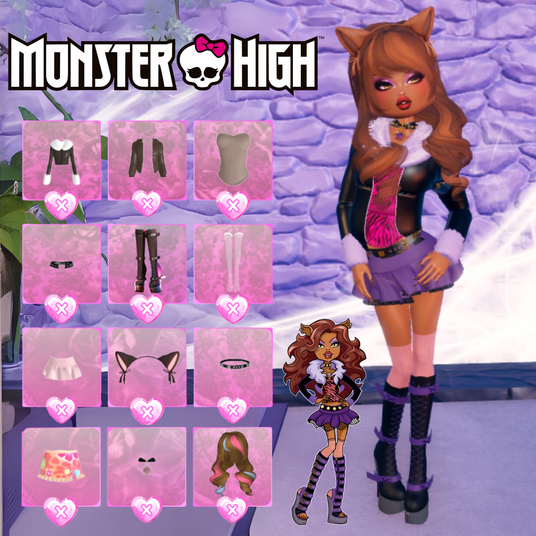 Clawdeen Wolf outfit ideas 0076