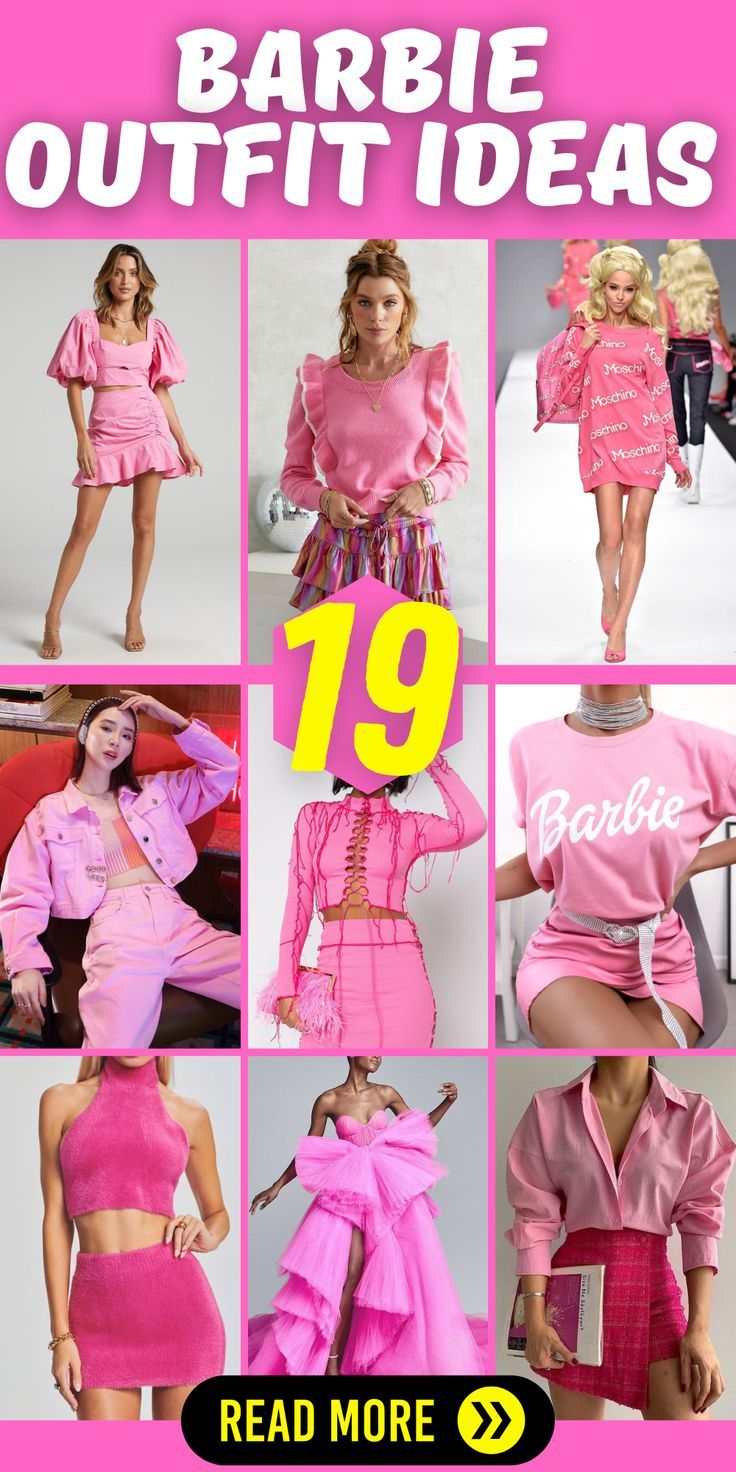 colorful Barbie outfit ideas for parties