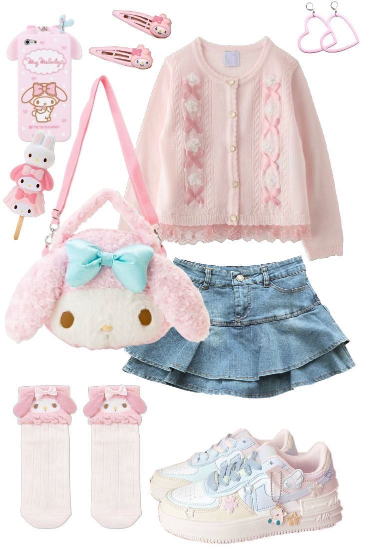 colorful kawaii outfit ideas for summer