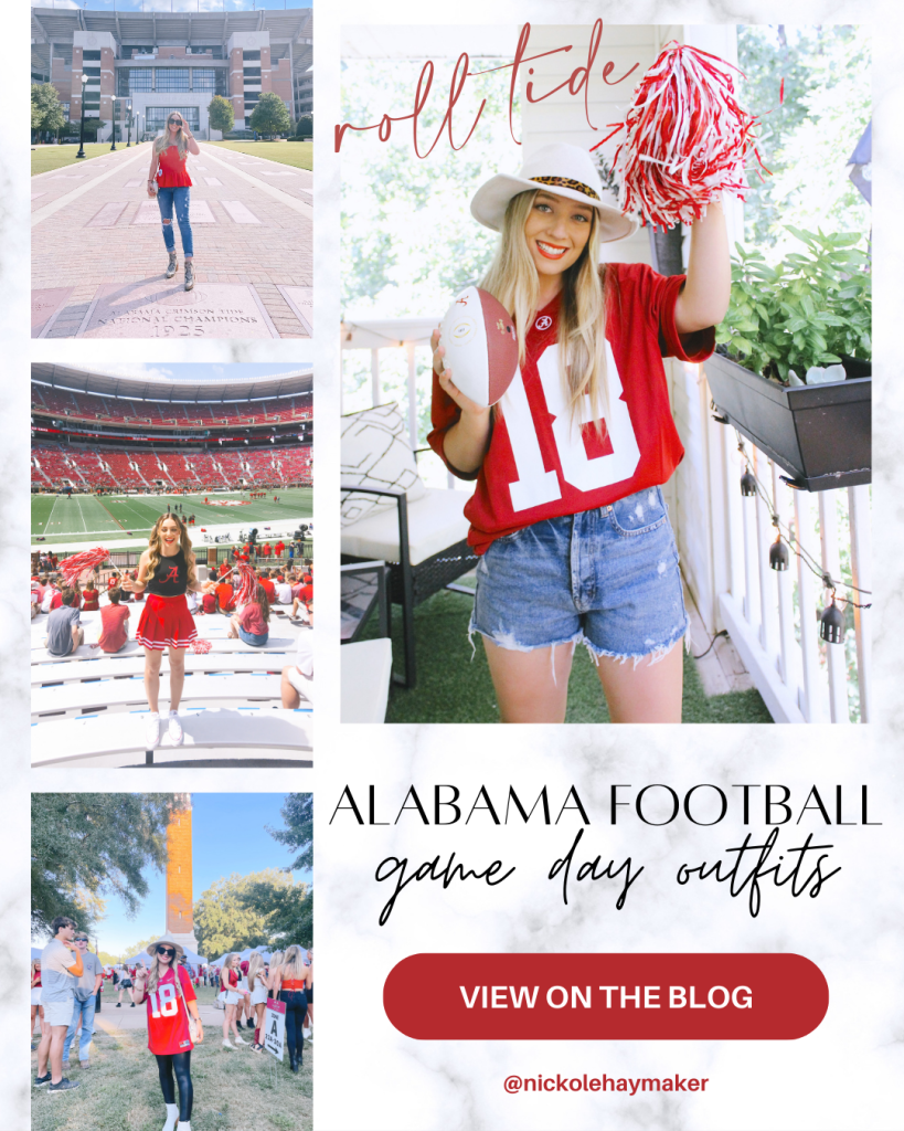 comfortable Alabama game day outfit ideas