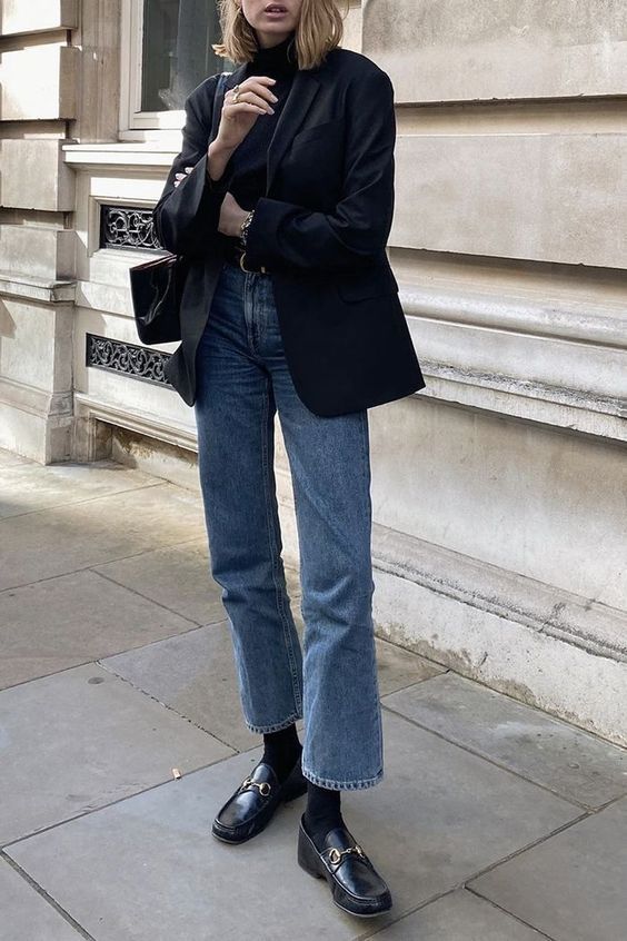 comfortable chunky loafers outfit choices.