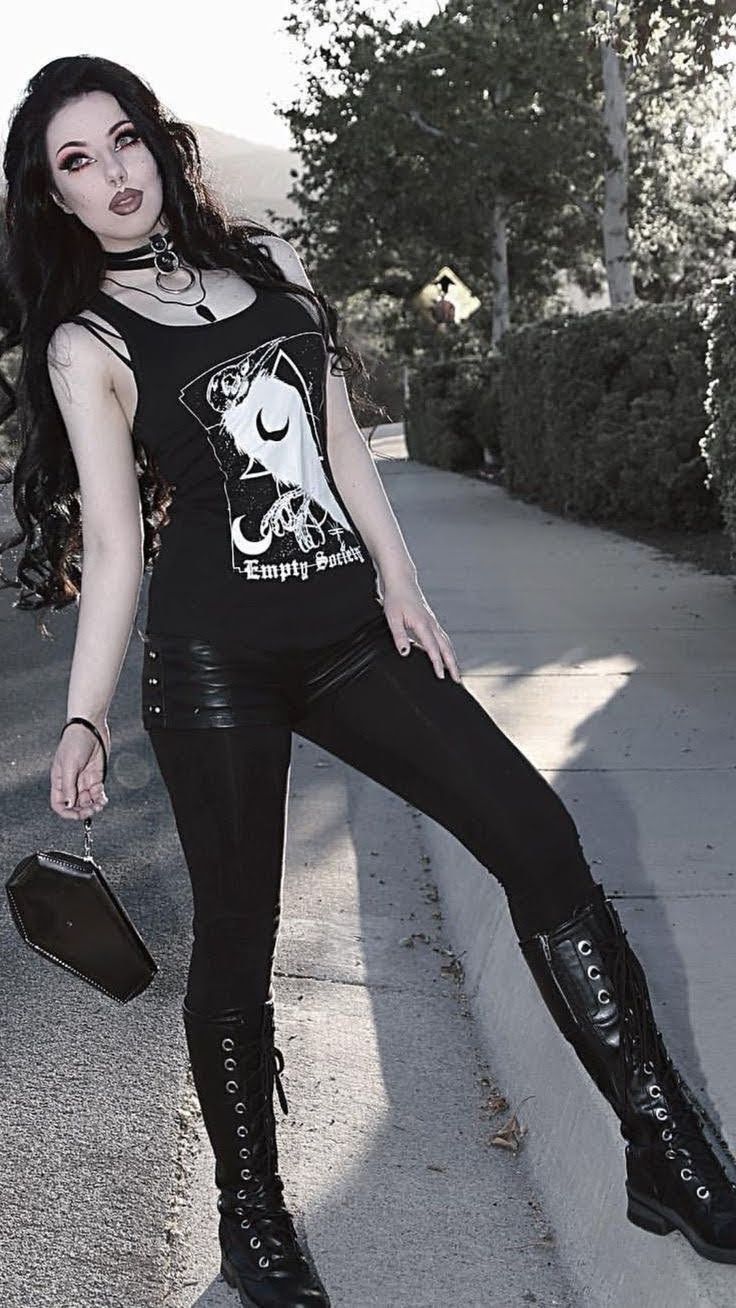 comfortable Metal concert outfit ideas