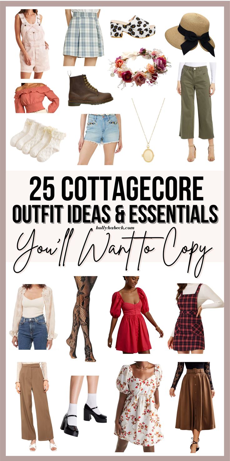 Cottagecore outfit ideas for summer