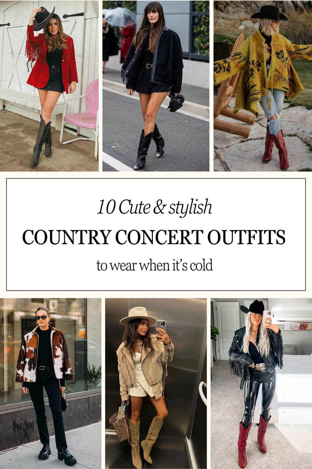 country concert outfit ideas