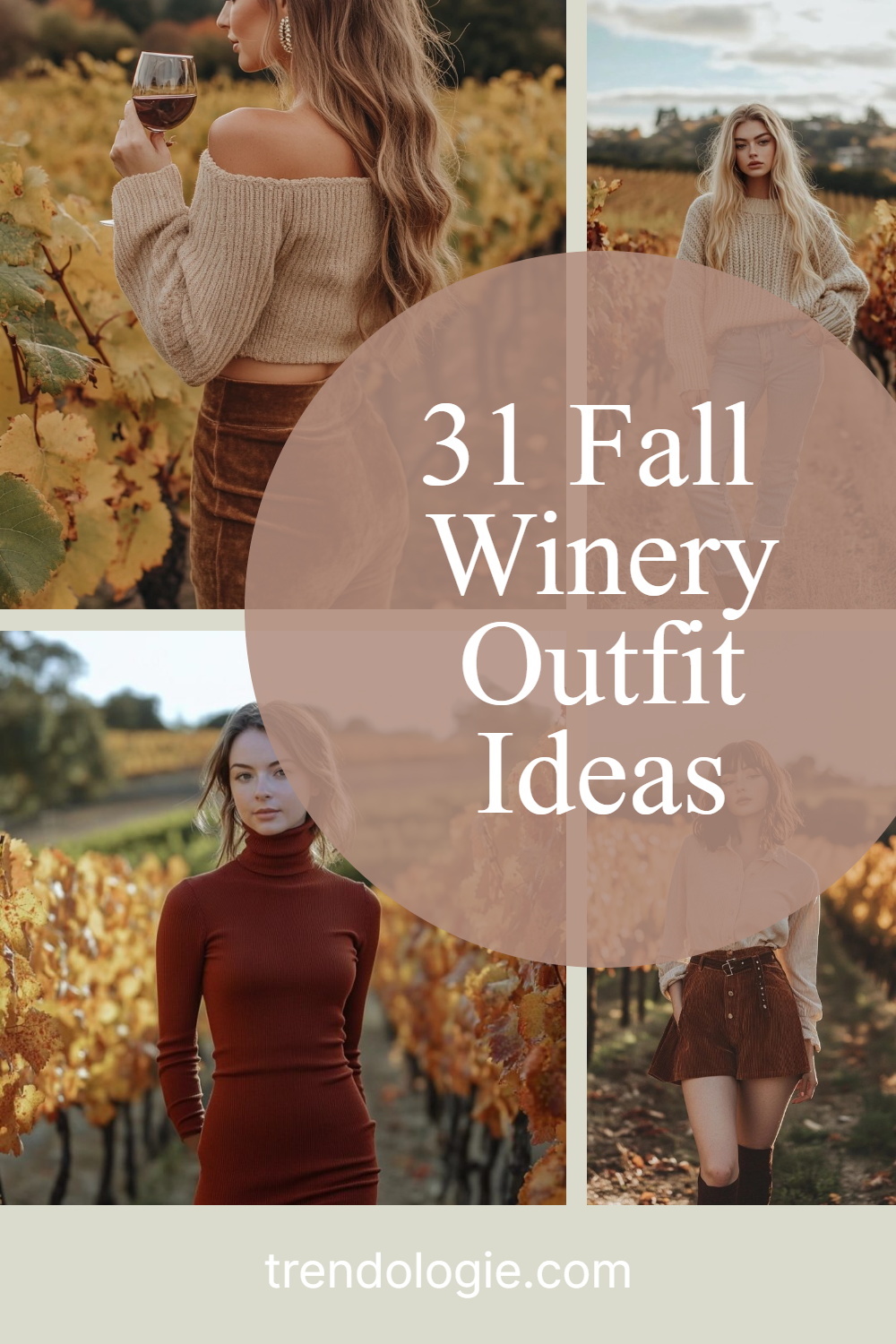 cozy fall winery outfit ideas