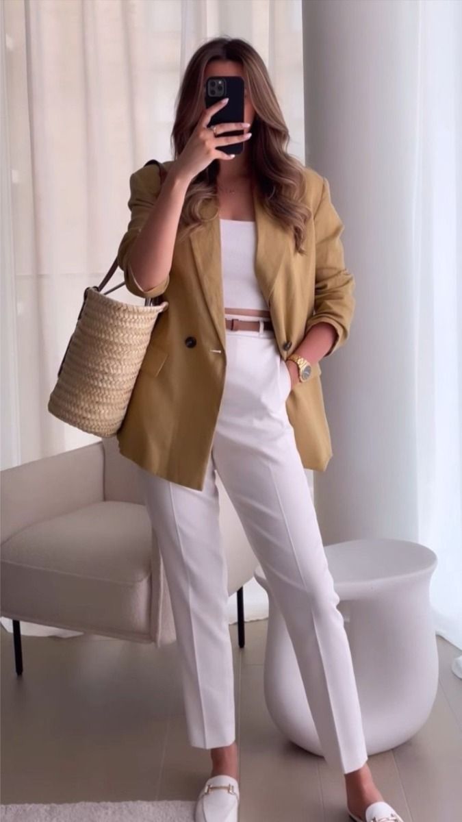 cream blazer outfit ideas 0040