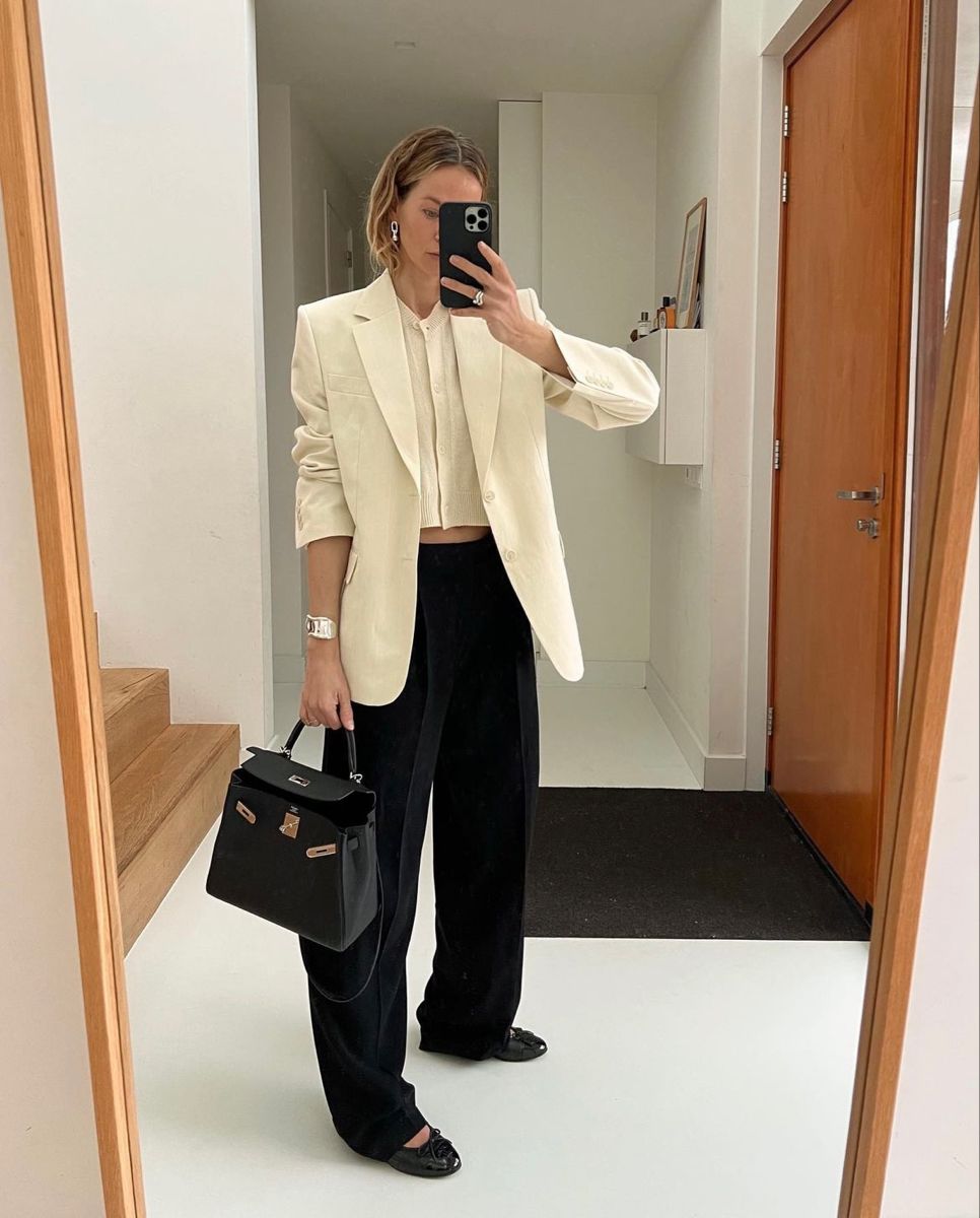 cream blazer outfit ideas 0042