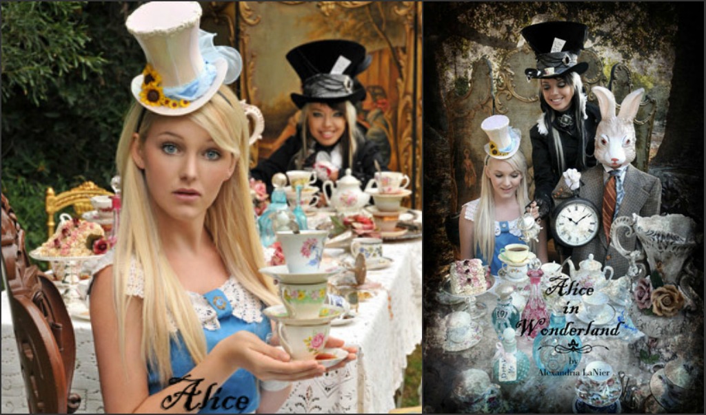 creative layering for mad hatter tea party looks