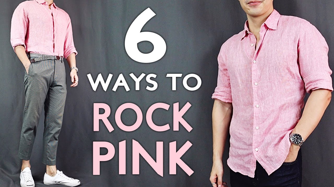 creative mens pink outfit ideas for formal events