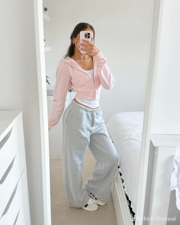 cute sweatpants outfit ideas 0054