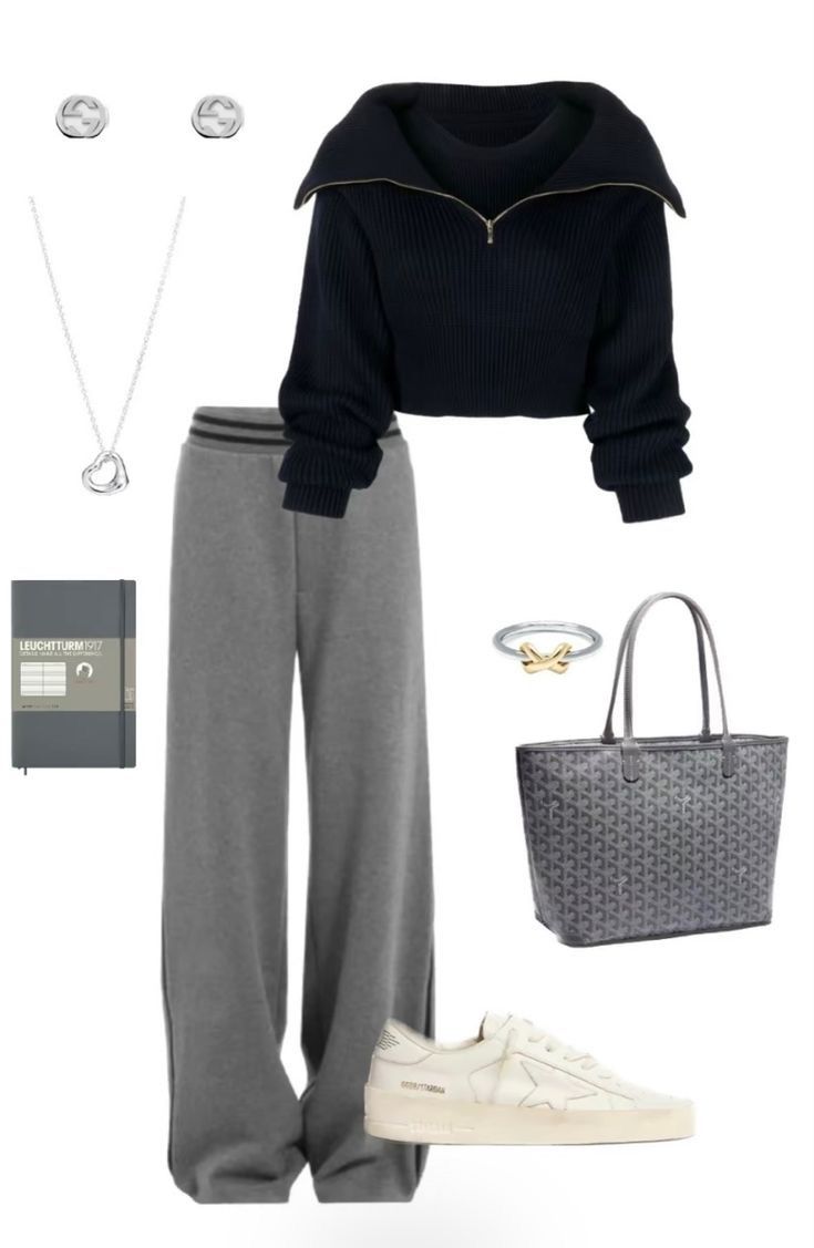 cute sweatpants outfit ideas 0098