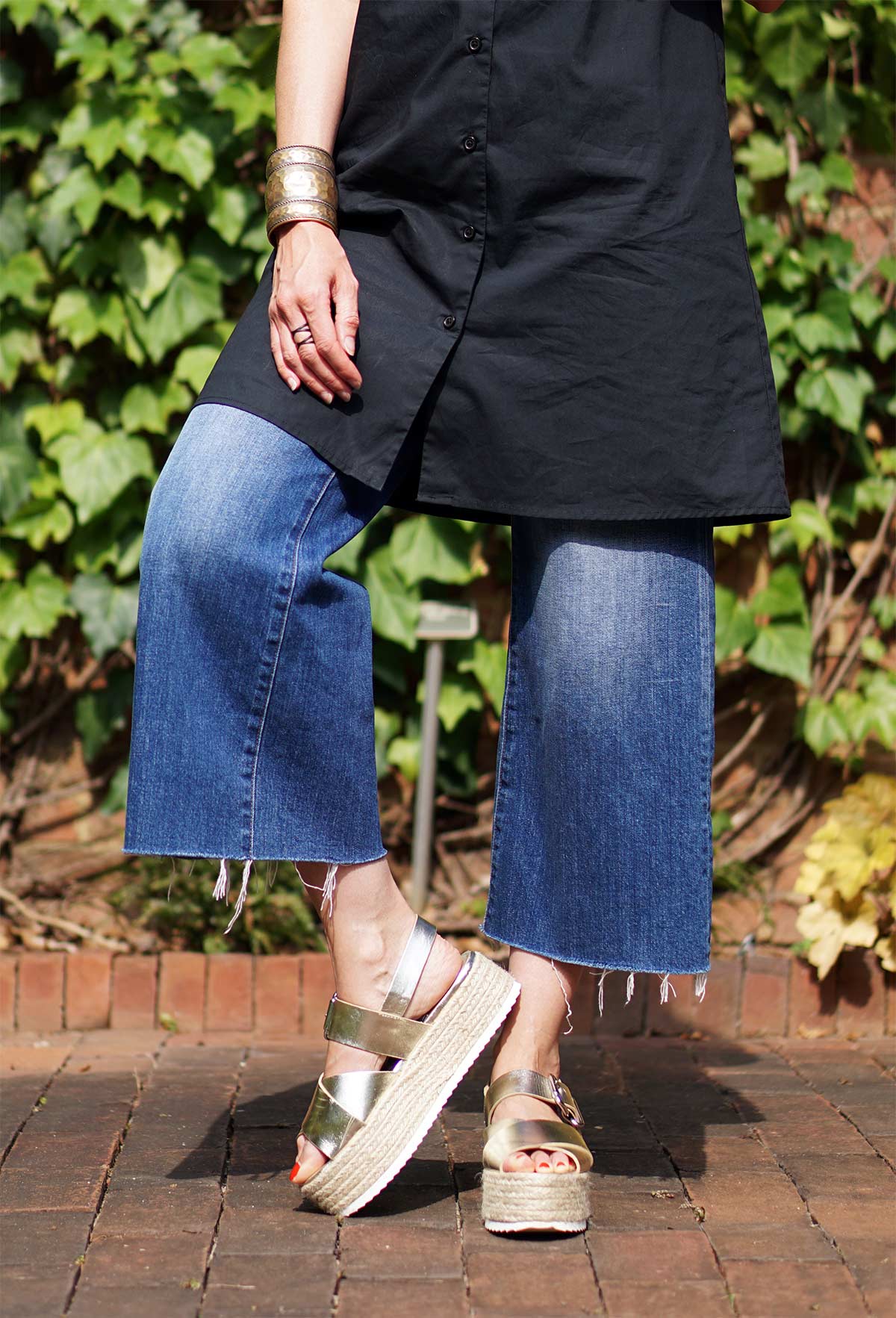 denim culottes outfit ideas 0017