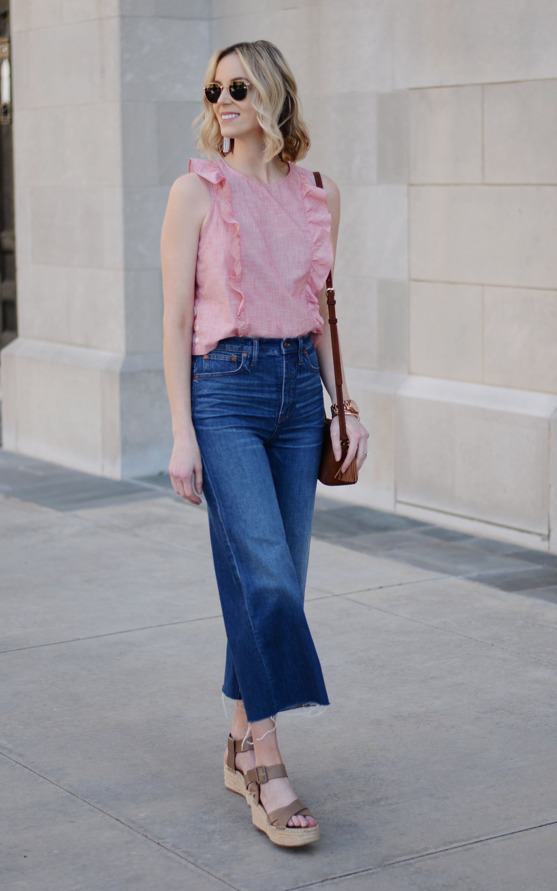 denim culottes outfit ideas 0018