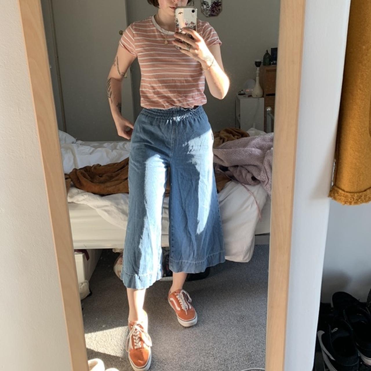 denim culottes outfit ideas 0062