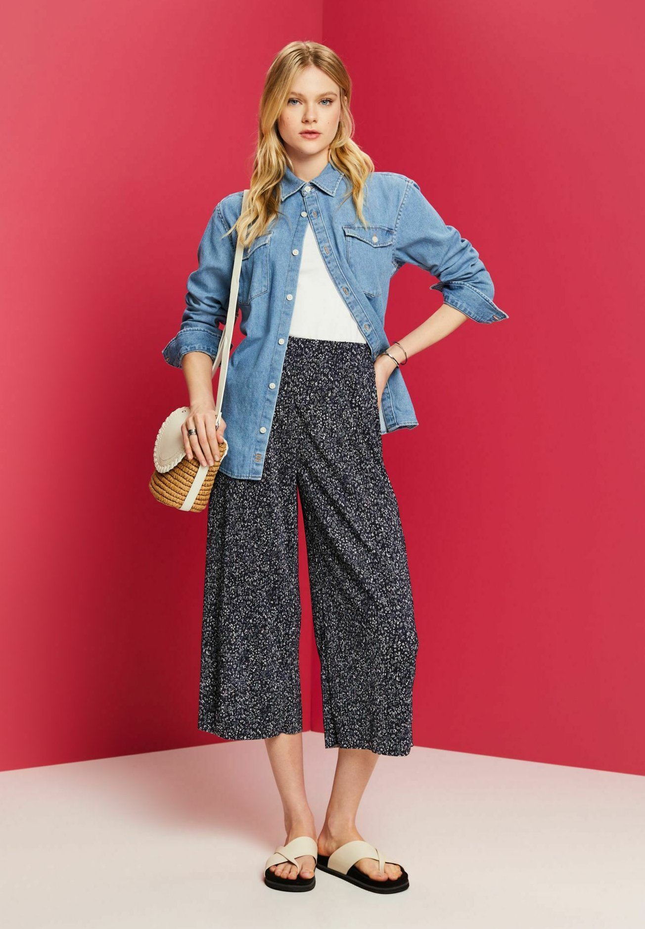 denim culottes outfit ideas 0076