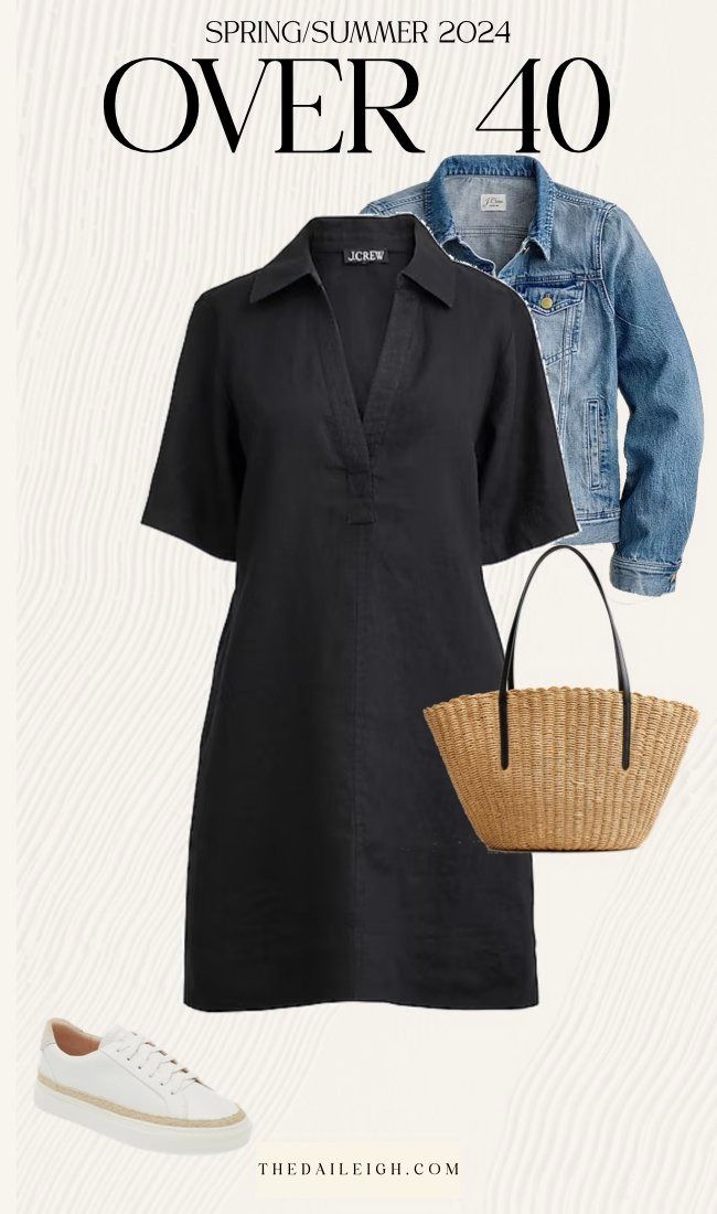 denim dress outfit ideas 0042