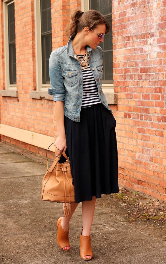 denim dress outfit ideas 0077