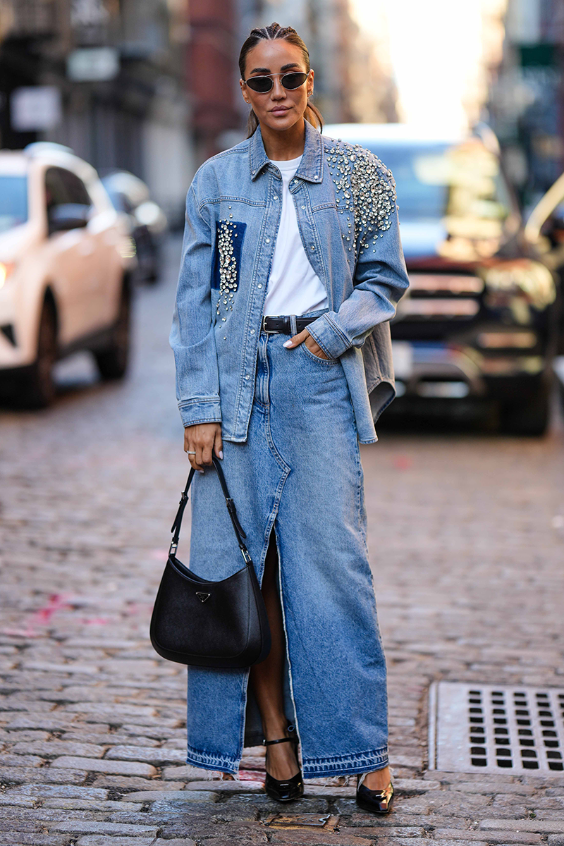 denim skirt outfit ideas 0039