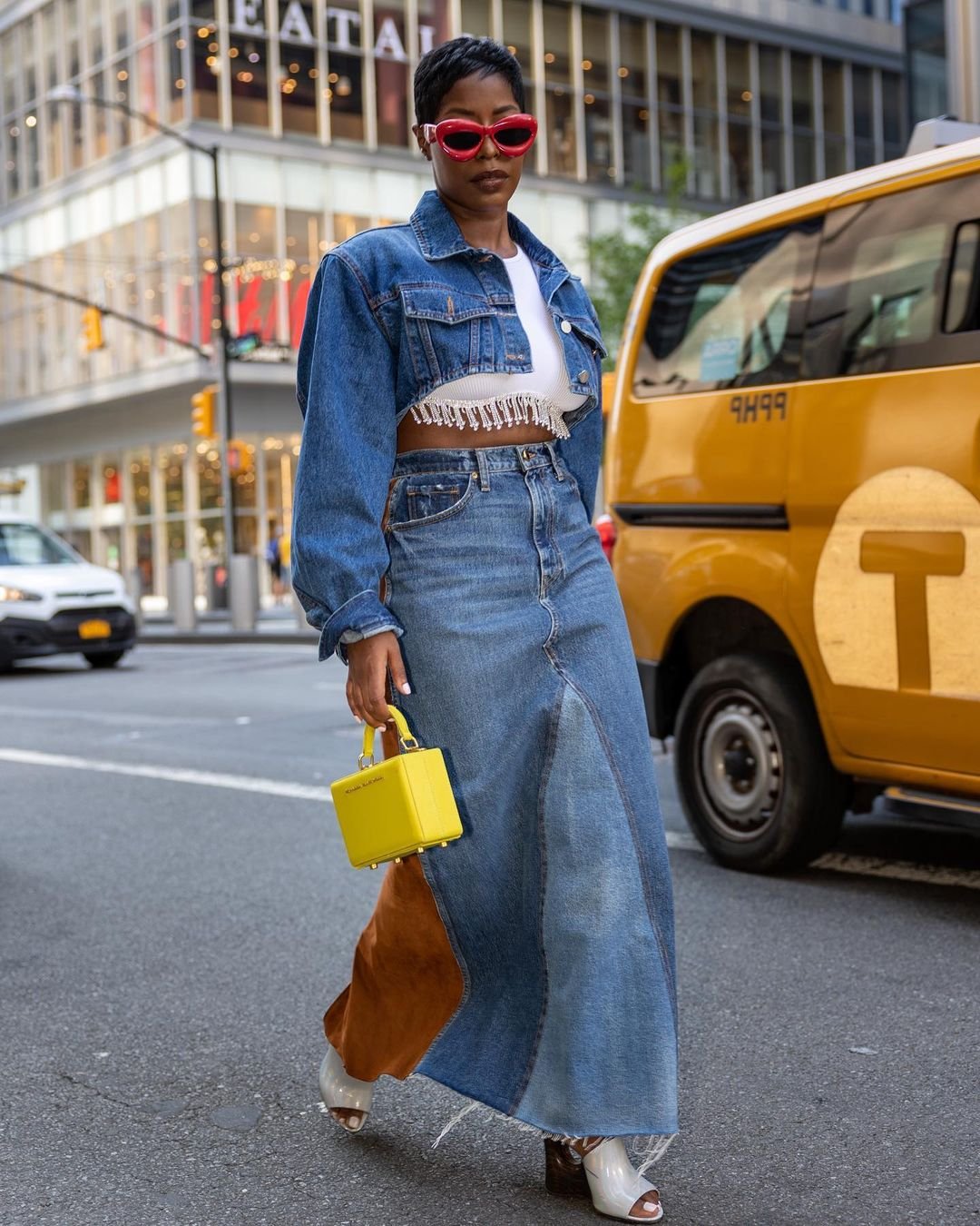 denim skirt outfit ideas 0072