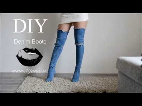 denim thigh high boots outfit ideas 0046