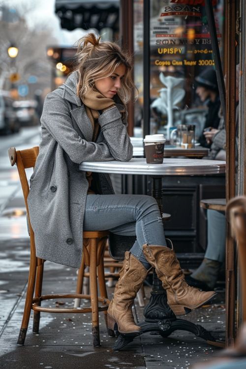 dress with boots outfit ideas 0020