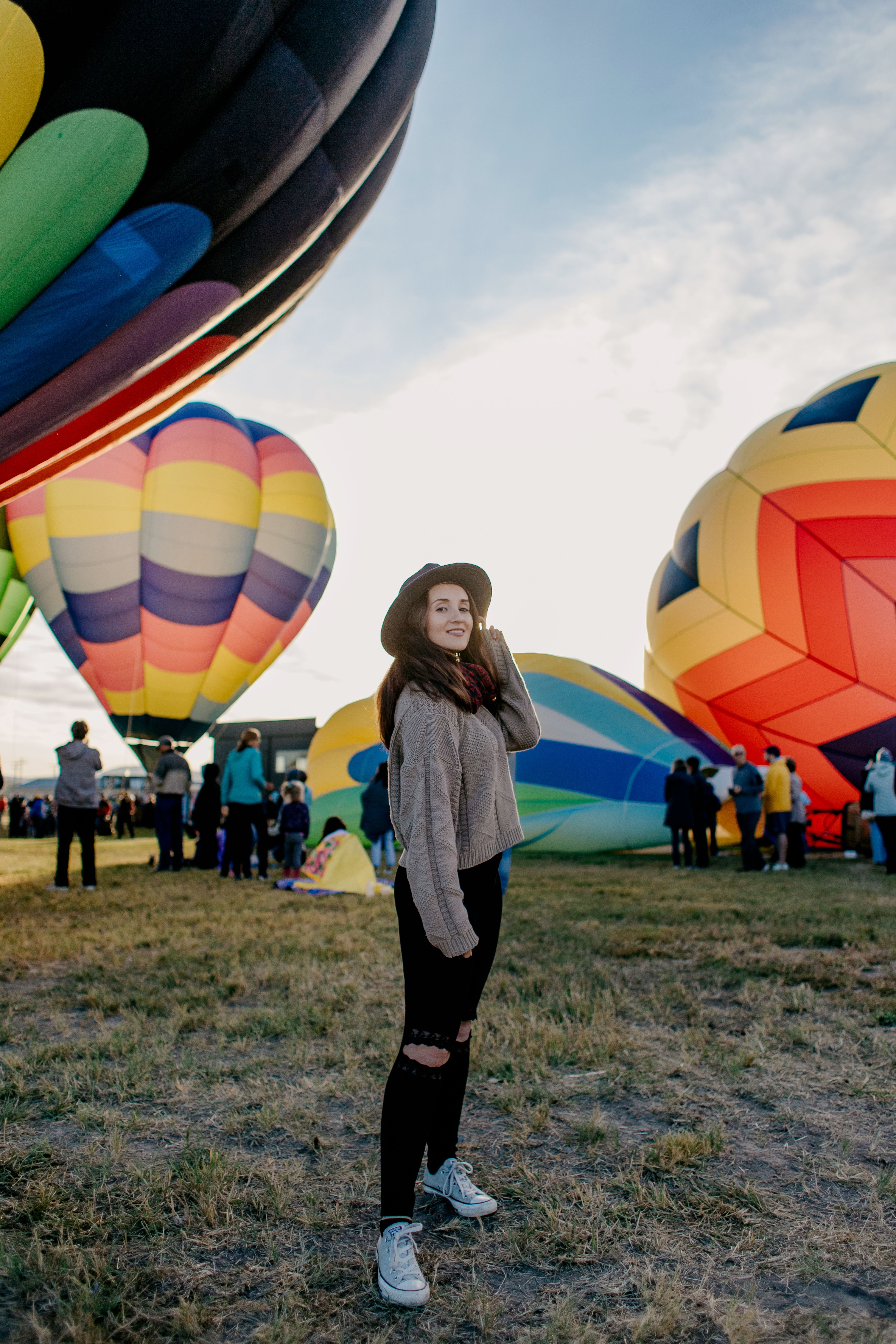 dressing for a hot air balloon experience