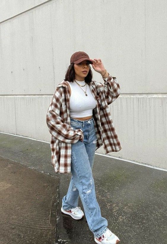 effortless plaid shirt style tips.