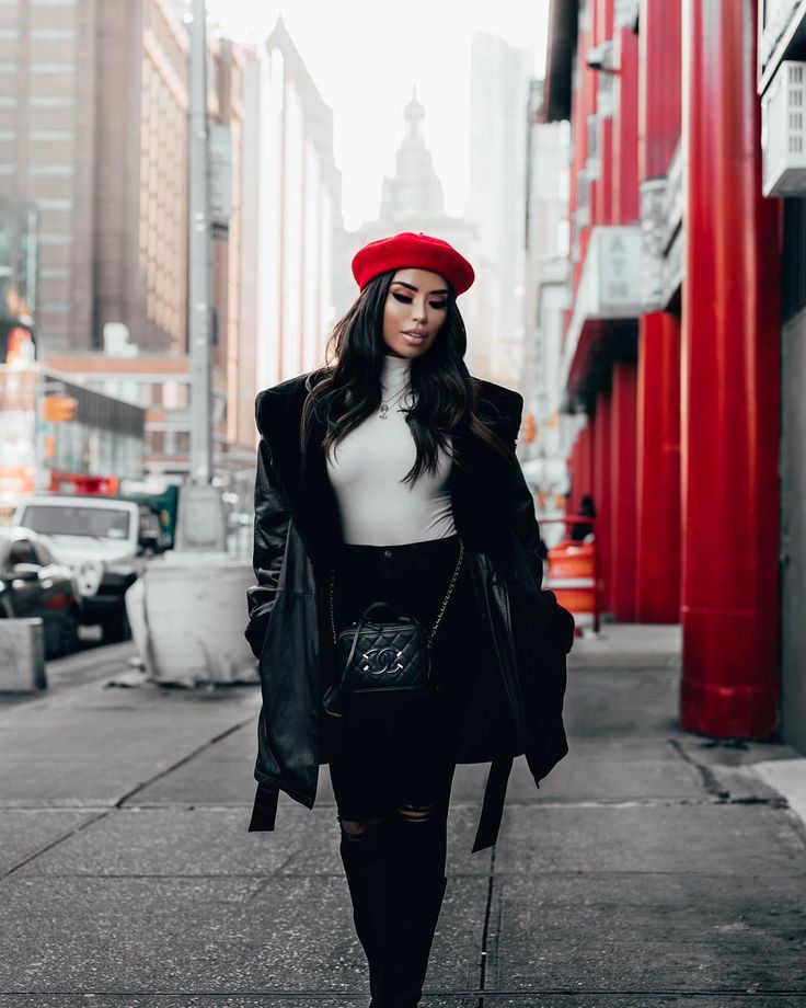 elegant beret outfit choices