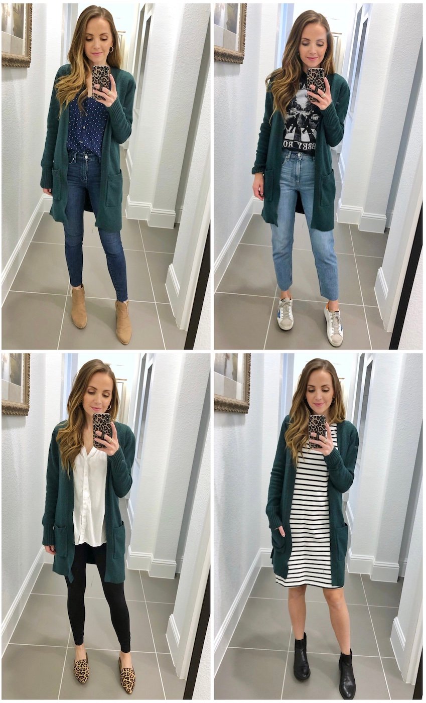 elegant cardigan sweater outfit ideas for date night