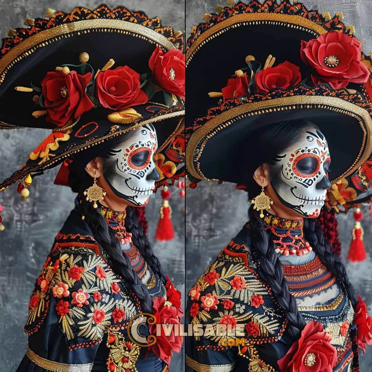 elegant catrina outfit ideas for parties