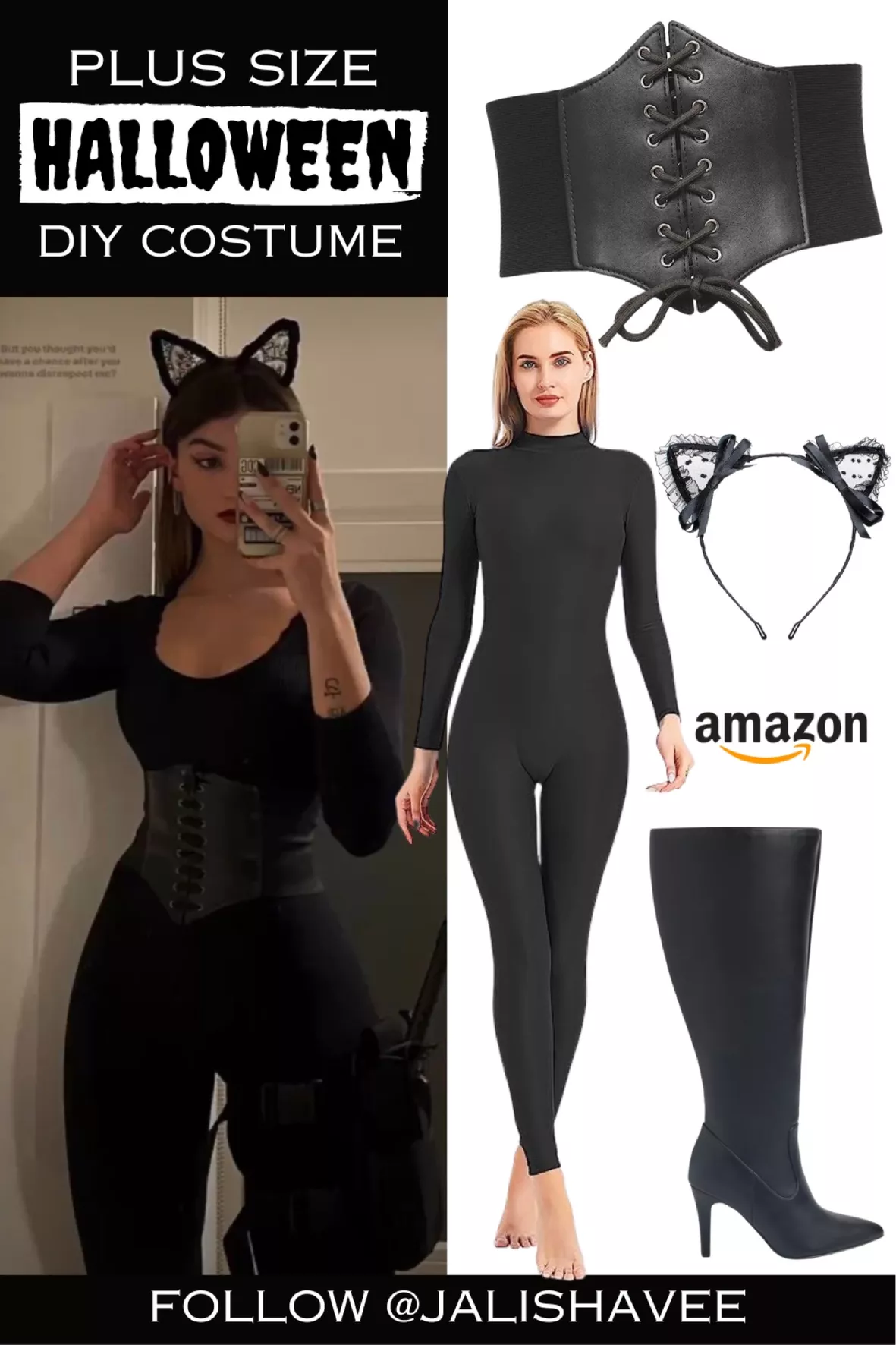 elegant Catwoman looks for events