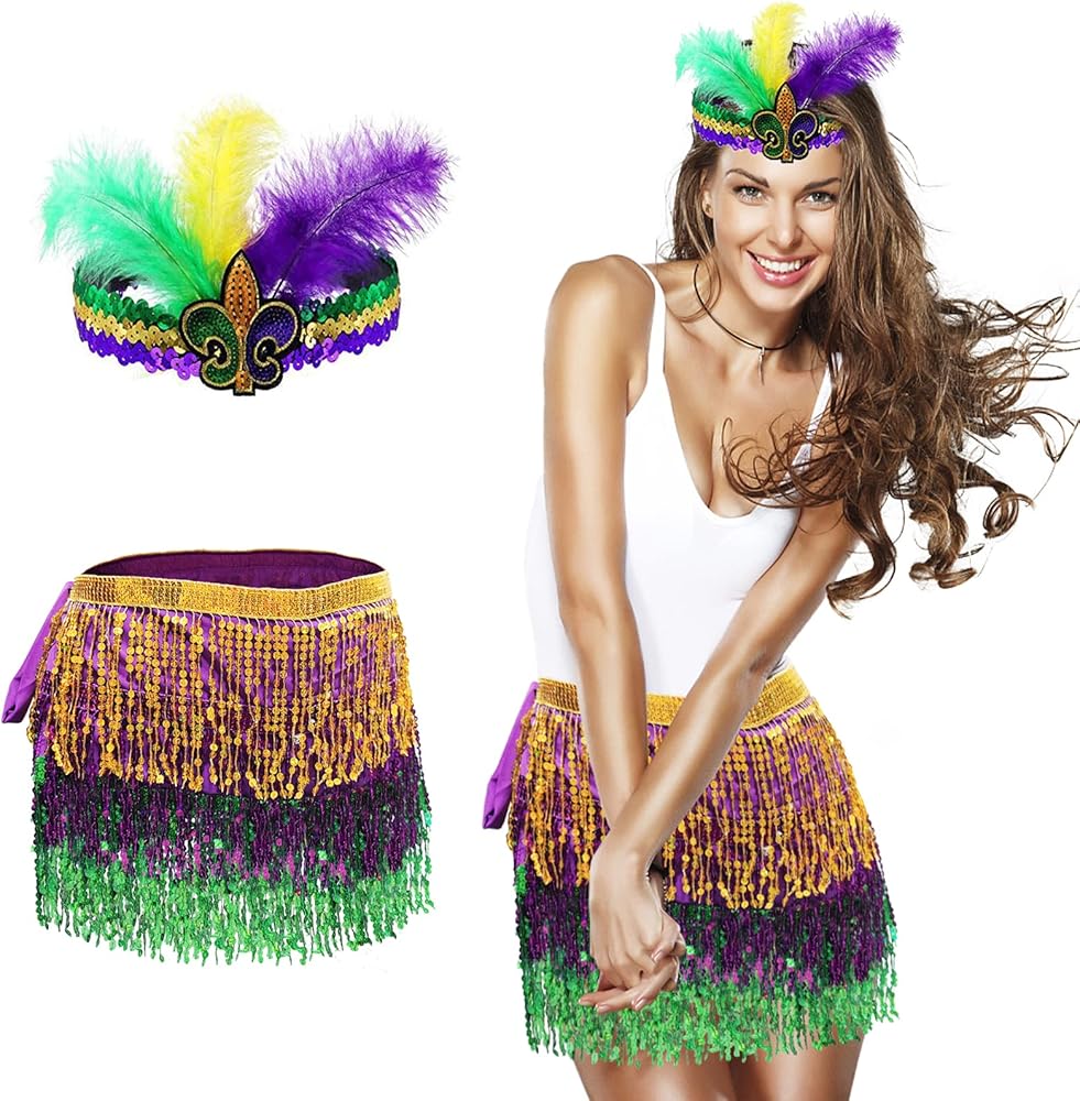 elegant Mardi Gras looks.