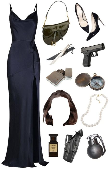 elegant spy outfit ideas for parties.